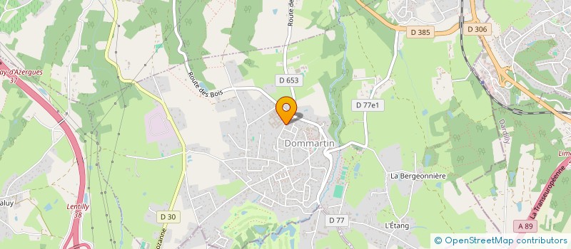 localisation de l'entreprise ASSOCIATION D'EAUMMARTIN NATATION  DOMMARTIN