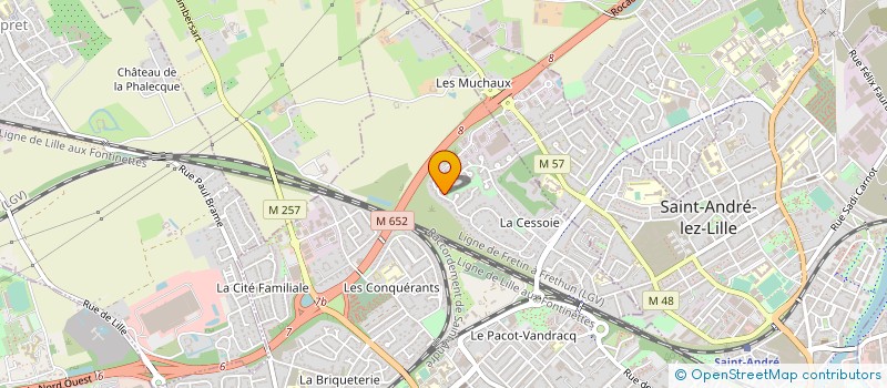 localisation de l'entreprise ASSOCIATION D ECHANGES LINGUISTIQUES INTERCULTURELS DE LILLE à LAMBERSART