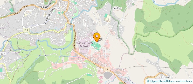localisation de l'entreprise ASSOCIATION D ECONOMIE RURALE DE L ARDECHE à PRIVAS