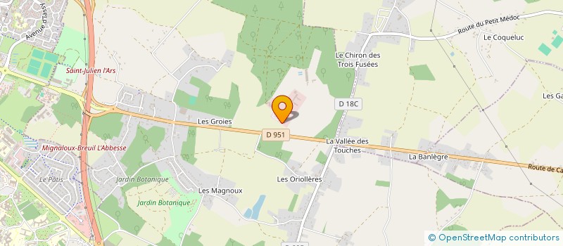 localisation de l'entreprise ASSOCIATION D ECONOMIE RURALE POITOU - CHARENTES  MIGNALOUX-BEAUVOIR