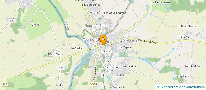 localisation de l'entreprise ASSOCIATION D'EDUCATION POPULAIRE à TOURNON-SAINT-MARTIN