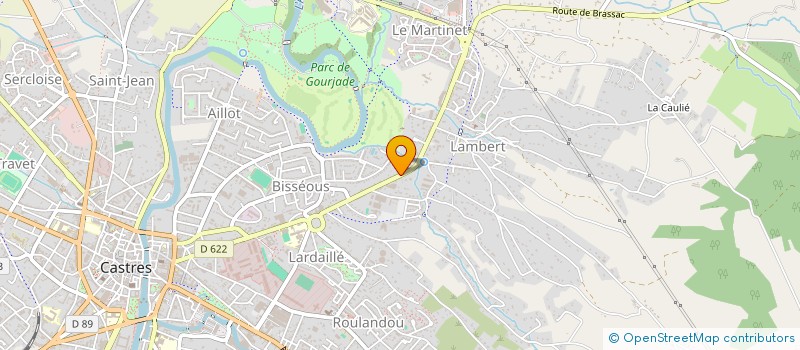 localisation de l'entreprise ASSOCIATION D'EDUCATION POPULAIRE ADELANTE à CASTRES