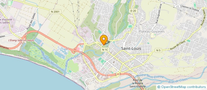 localisation de l'entreprise ASSOCIATION D'EDUCATION POPULAIRE DE FORMATION ET D'ANIMATION à SAINT-LOUIS