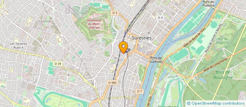 localisation de l'entreprise ASSOCIATION D EDUCATION POPULAIRE DE L ECOLE STE JEANNE DE FRANCE à SURESNES