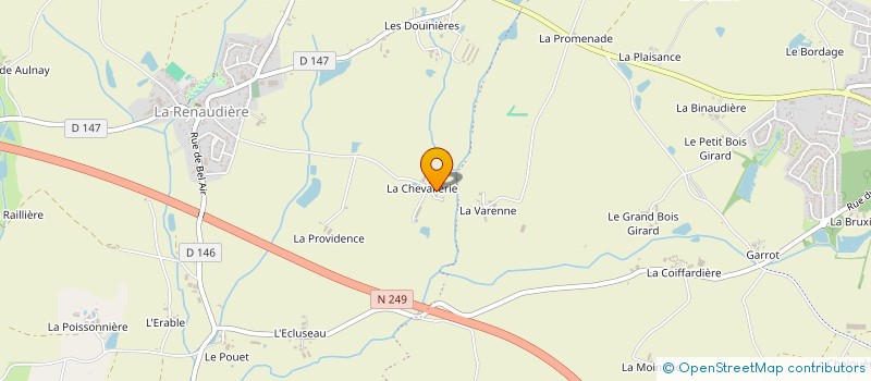 localisation de l'entreprise ASSOCIATION D'EDUCATION POPULAIRE DE LA RENAUDIERE à SEVREMOINE