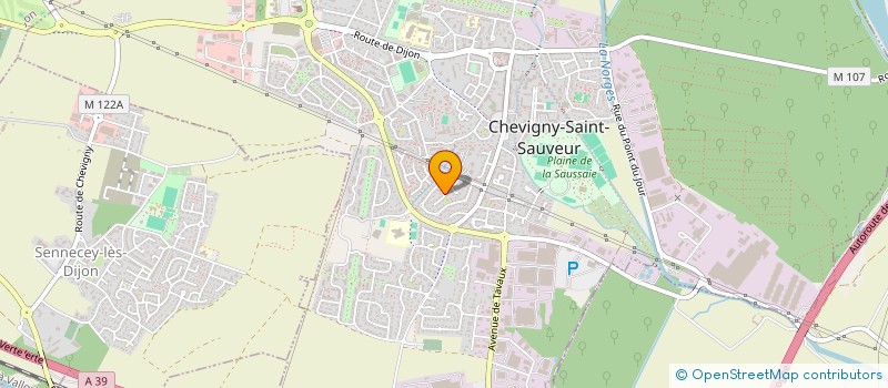 localisation de l'entreprise ASSOCIATION D'EDUCATION POPULAIRE DE VILLEDIEU-LES-MOUTHE  CHEVIGNY-SAINT-SAUVEUR