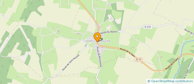 localisation de l'entreprise ASSOCIATION D'EDUCATION POPULAIRE DE VILLERS EN OUCHE à LA FERTE-EN-OUCHE