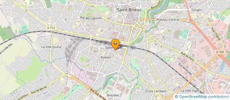 localisation de l'entreprise ASSOCIATION D'EDUCATION POPULAIRE DIWAN BRO SANT BRIEG à SAINT-BRIEUC