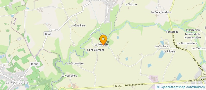 localisation de l'entreprise ASSOCIATION D'EDUCATION POPULAIRE DU FIEF SAUVIN à MONTREVAULT-SUR-EVRE
