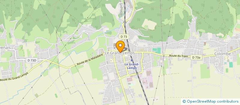 localisation de l'entreprise ASSOCIATION D'EDUCATION POPULAIRE DU GRAND- LEMPS  LE GRAND-LEMPS