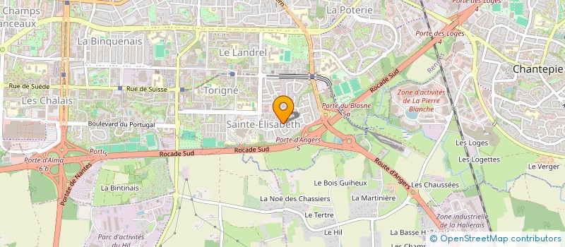 localisation de l'entreprise ASSOCIATION D'EDUCATION POPULAIRE - LA VIE NOUVELLE  RENNES