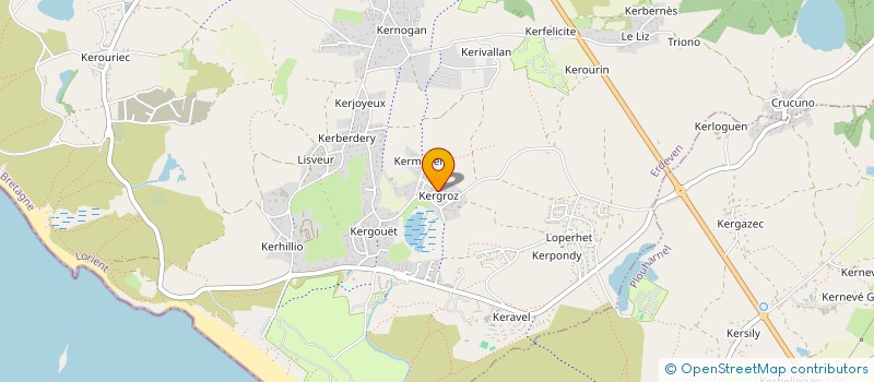 localisation de l'entreprise ASSOCIATION D'EDUCATION POPULAIRE POUR LE DEVELOPPEMENT DE L'ENSEIGNEMENT CATHOLIQUE ET DE LA CULTURE CHRETIENNE  ETEL