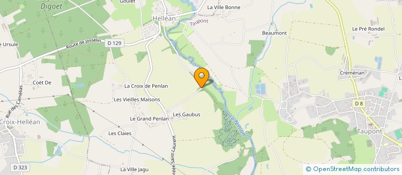 localisation de l'entreprise ASSOCIATION D'EDUCATION POPULAIRE POUR LE DEVELOPPEMENT DE L'ENSEIGNEMENT CATHOLIQUE ET DE LA CULTURE CHRETIENNE DANS LA  HELLEAN