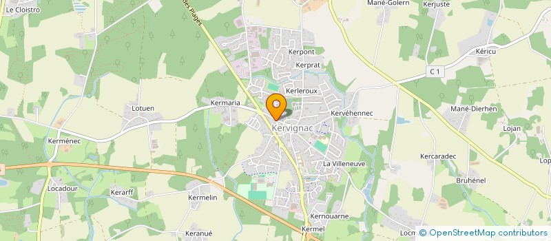 localisation de l'entreprise ASSOCIATION D'EDUCATION POPULAIRE PROPRIETAIRE NOTRE DAME DE JOIE DE MERLEVENEZ  MERLEVENEZ