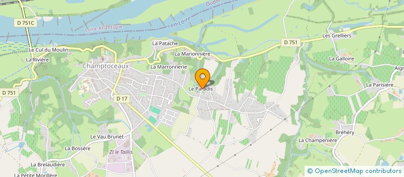 localisation de l'entreprise ASSOCIATION D'EDUCATION POPULAIRE SAINT MARTIN DU FUILET à MONTREVAULT-SUR-EVRE