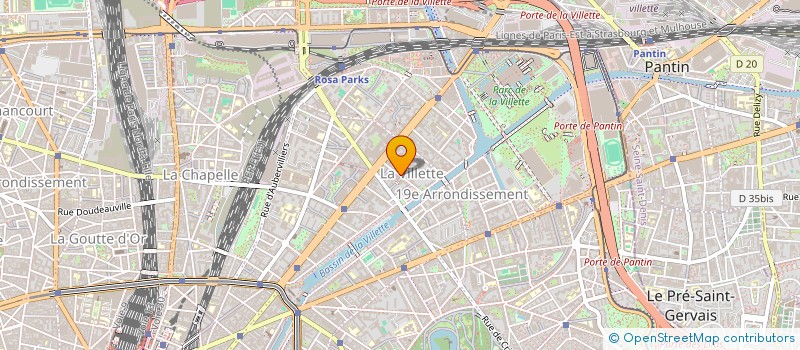 localisation de l'entreprise ASSOCIATION D'EL MAADER EN FRANCE (A.M.F)  PARIS