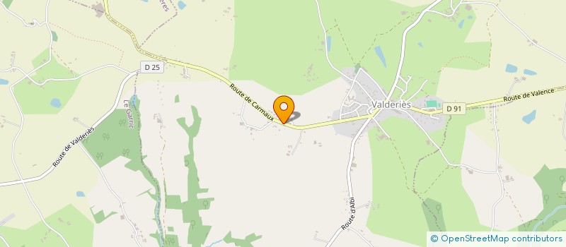 localisation de l'entreprise ASSOCIATION D'ENDURANCE DU RIAL  VALDERIES