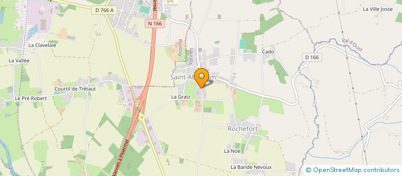 localisation de l'entreprise ASSOCIATION D'ENSEIGNEMENT LIBRE ET D'EDUCATION POPULAIRE DE SAINT-ABRAHAM  SAINT-ABRAHAM