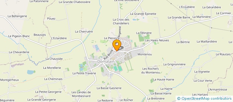 localisation de l'entreprise ASSOCIATION D'ENTENTE DES CHASSEURS DE DOMALAIN  DOMALAIN