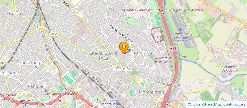 localisation de l'entreprise ASSOCIATION D'ENTRAIDE AUX AINES à TOULOUSE