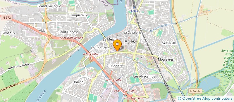 localisation de l'entreprise ASSOCIATION D'ENTRAIDE DE L'EGLISE REFORMEE D'ARLES à ARLES
