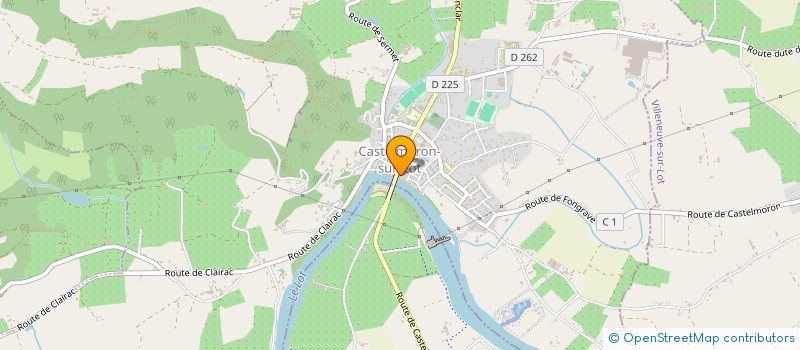 localisation de l'entreprise ASSOCIATION D'ENTRAIDE DE LA VALLEE DU LOT  CASTELMORON SUR LOT