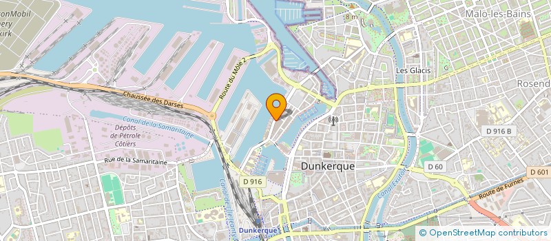 localisation de l'entreprise ASSOCIATION D'ENTRAIDE, DE SOUTIEN ET D'ACCOMPAGNEMENT DES ETUDIANTS DE L'ULCO à DUNKERQUE