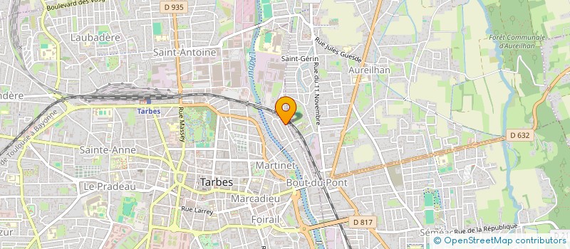 localisation de l'entreprise ASSOCIATION D'ENTRAIDE DE TARBES  TARBES