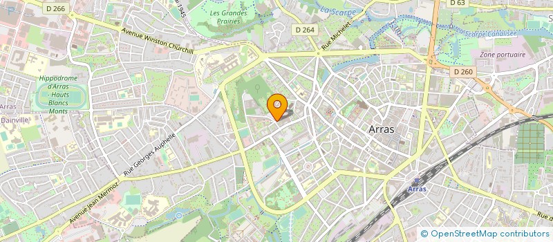 localisation de l'entreprise ASSOCIATION D ENTRAIDE DES CONSEILLERS GENERAUX DU PAS DE CALAIS à ARRAS