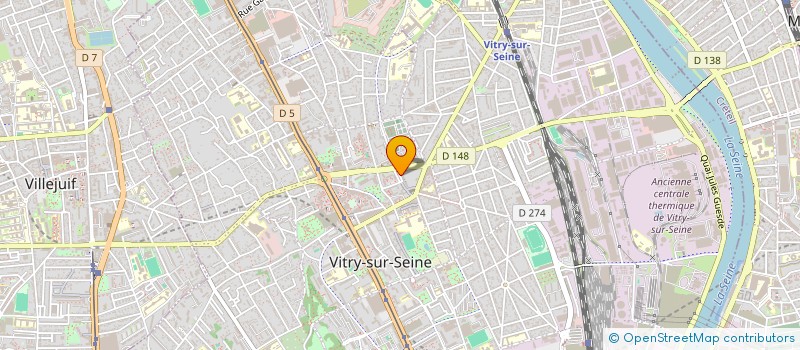 localisation de l'entreprise ASSOCIATION D'ENTRAIDE DU GROUPE DES QUINZE G15 à VITRY-SUR-SEINE