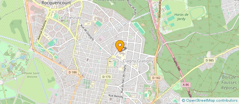localisation de l'entreprise ASSOCIATION D'ENTRAIDE DU PERSONNEL ET AMIS DE L'ESCADRON 12/1 DE GENDARMERIE MOBILE (AMICALE DU 12/1) à VERSAILLES