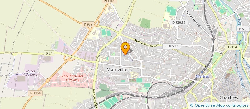 localisation de l'entreprise ASSOCIATION D ENTRAIDE ET DE SOLIDARITE à MAINVILLIERS