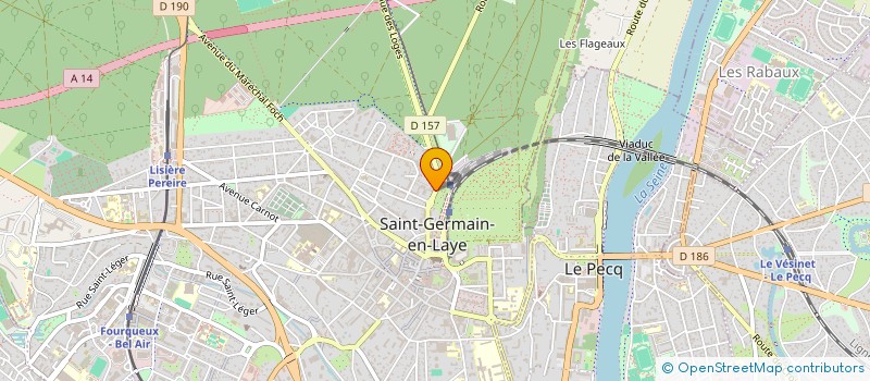 localisation de l'entreprise ASSOCIATION D'ENTRAIDE ET DE SOLIDARITE DE L'EGLISE PROTESTANTE UNIE DE SAINT GERMAIN EN LAYE - DIACONAT à SAINT-GERMAIN-EN-LAYE