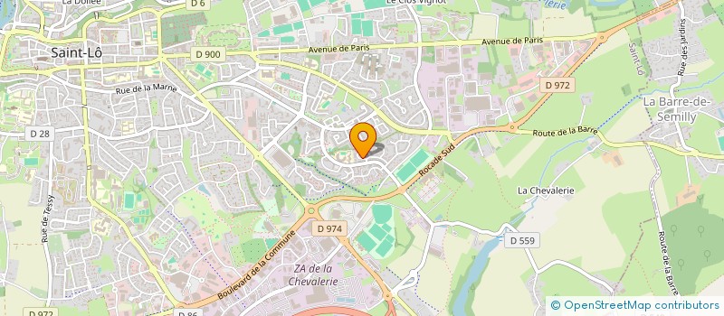 localisation de l'entreprise ASSOCIATION D'ENTRAIDE ET SOLIDARITE DES FRANCO-SENEGALAIS ( AESFS ) DE LA MANCHE ( SAINT-LO )  SAINT-LO