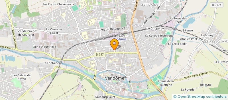 localisation de l'entreprise ASSOCIATION D'ENTRAIDE FRANCO-CENTRAFRICAINE à VENDOME