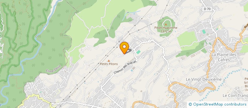 localisation de l'entreprise ASSOCIATION D ENTRAIDE GRONDIN ET FRERES  LE TAMPON