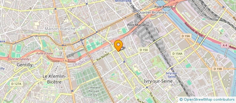 localisation de l'entreprise ASSOCIATION D ENTRAIDE MPOO EN FRANCE  IVRY-SUR-SEINE