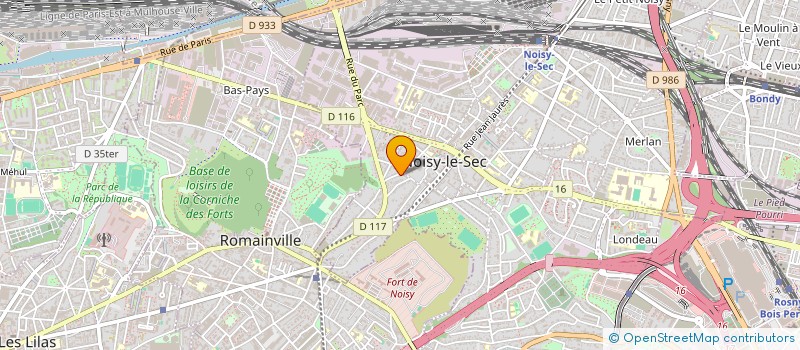 localisation de l'entreprise ASSOCIATION D'ETUDES, DE PROJETS, D'EXPLORATIONS, ET D'EXPERIMENTATIONS (ADEPEE) à NOISY-LE-SEC