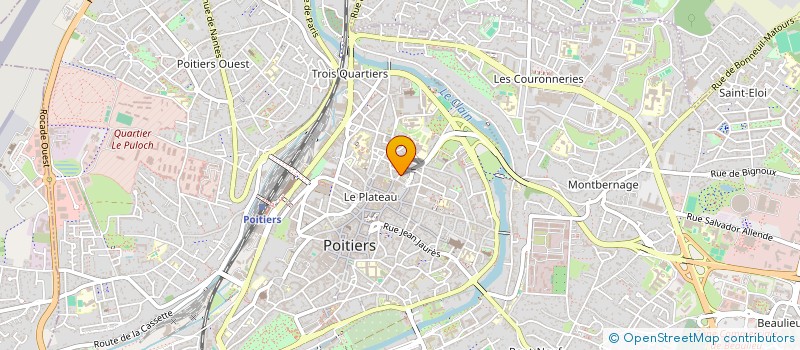localisation de l'entreprise ASSOCIATION D'ETUDIANTS COLOMBIENS A POITIERS AECOL86 à POITIERS