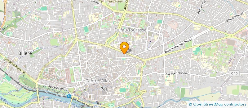 localisation de l'entreprise ASSOCIATION D'EVALUATION ET D'AUDIT ASSEVA à PAU