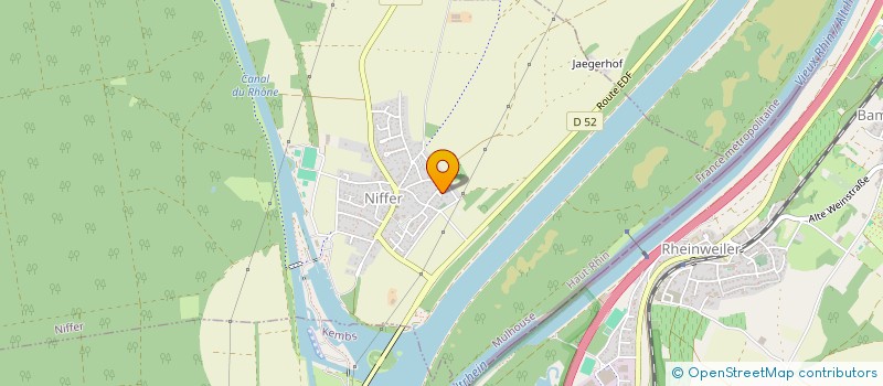 localisation de l'entreprise ASSOCIATION D'EVEIL ET DE DEVELOPPEMENT EMOTIONNEL ET INTUITIF GRACE A LA NATURE ET AUX ANIMAUX  NIFFER