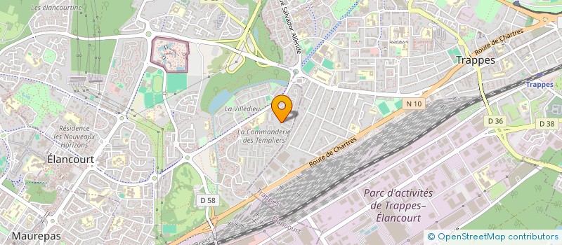 localisation de l'entreprise ASSOCIATION D'EVENEMENTS CULTURELS  ELANCOURT