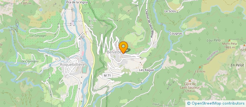 localisation de l'entreprise ASSOCIATION D EXPRESSION ARTISTIQUE EXPRIM  ROQUEBILLIERE