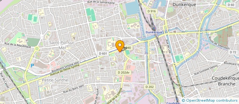localisation de l'entreprise ASSOCIATION D'EXTERNALISATION DE PAIE ET WEBSOLUTION à DUNKERQUE