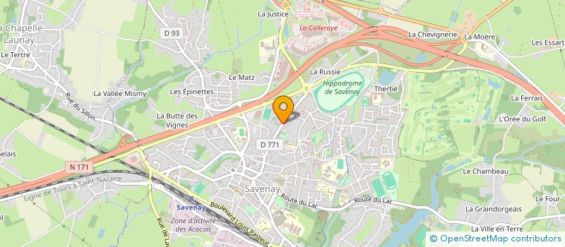 localisation de l'entreprise ASSOCIATION D'HISTOIRE DU LYCEE DE SAVENAY  SAVENAY