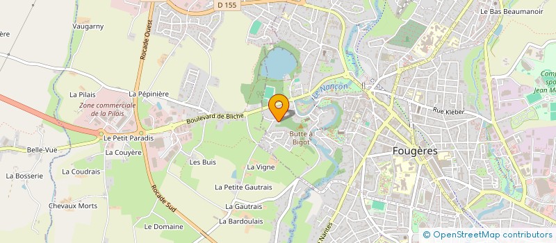 localisation de l'entreprise ASSOCIATION D'IDEES à FOUGERES