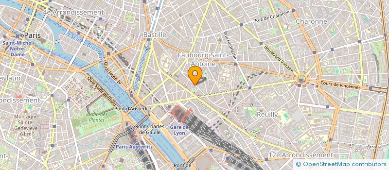 localisation de l'entreprise ASSOCIATION D'IDEES  PARIS