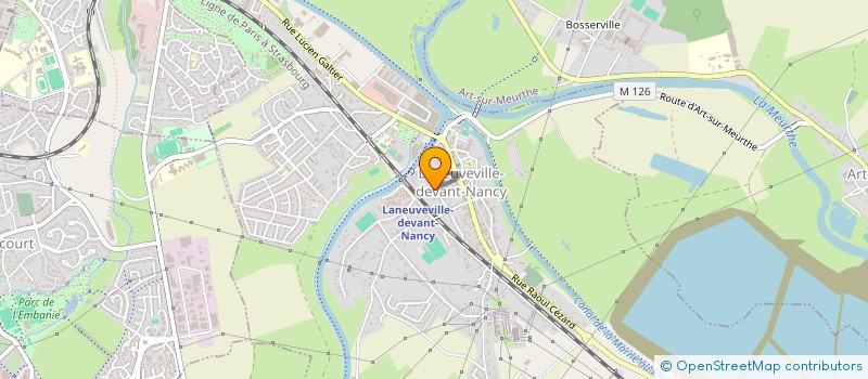localisation de l'entreprise ASSOCIATION D'IDEES  LANEUVEVILLE-DEVANT-NANCY