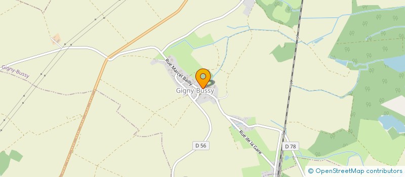 localisation de l'entreprise ASSOCIATION D'IDEES ET D'EDUCATION POPULAIRE DE GIGNY-BUSSY ET BRANDONVILLERS  GIGNY-BUSSY