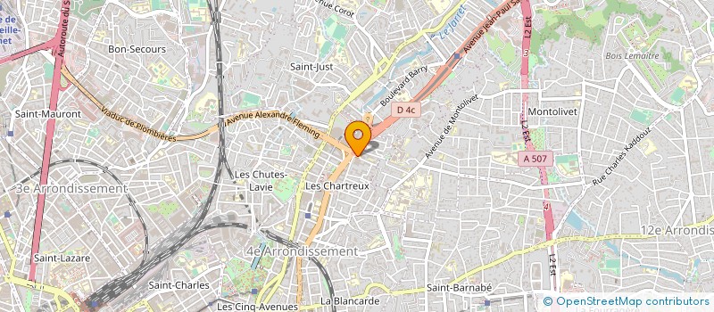 localisation de l'entreprise ASSOCIATION D'IMAGERIE MEDICALE DU DOME à MARSEILLE